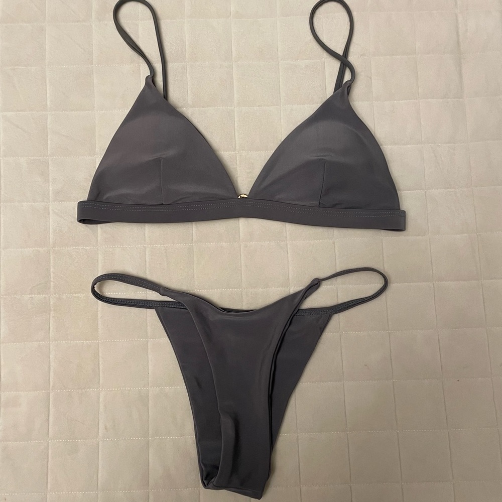 Grey Bralette Bikini